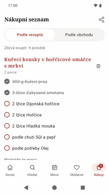 Nákupní seznam
